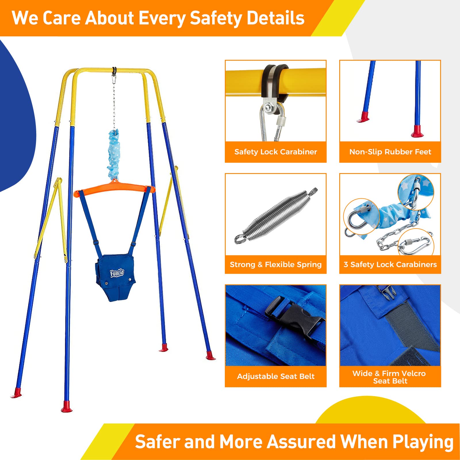 Adjustable chain detail on FUNLIO jumper enables growth play