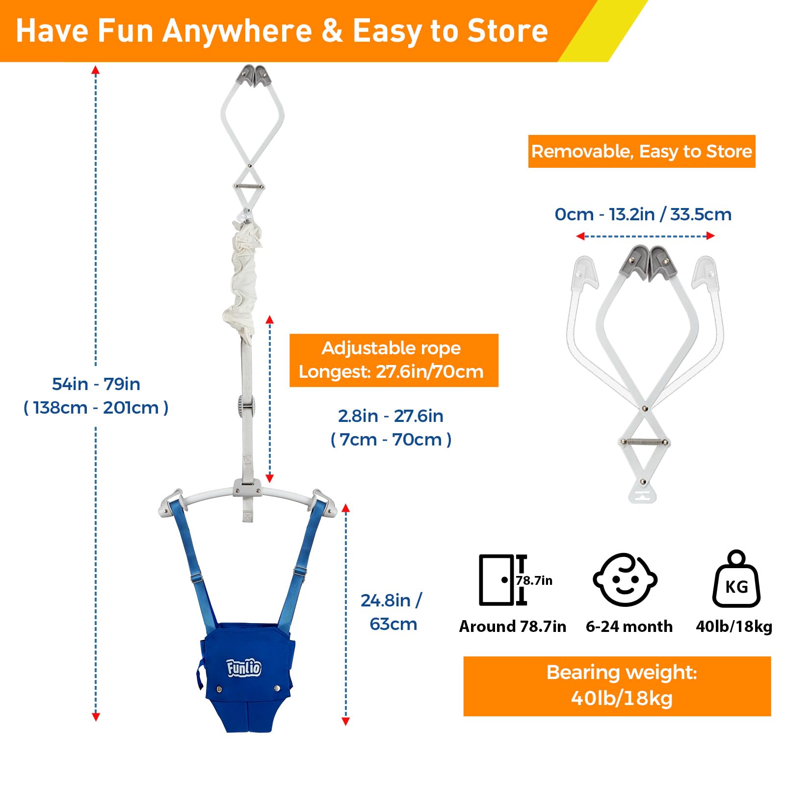FUNLIO rotating ends simplify quick assembly and safe locking