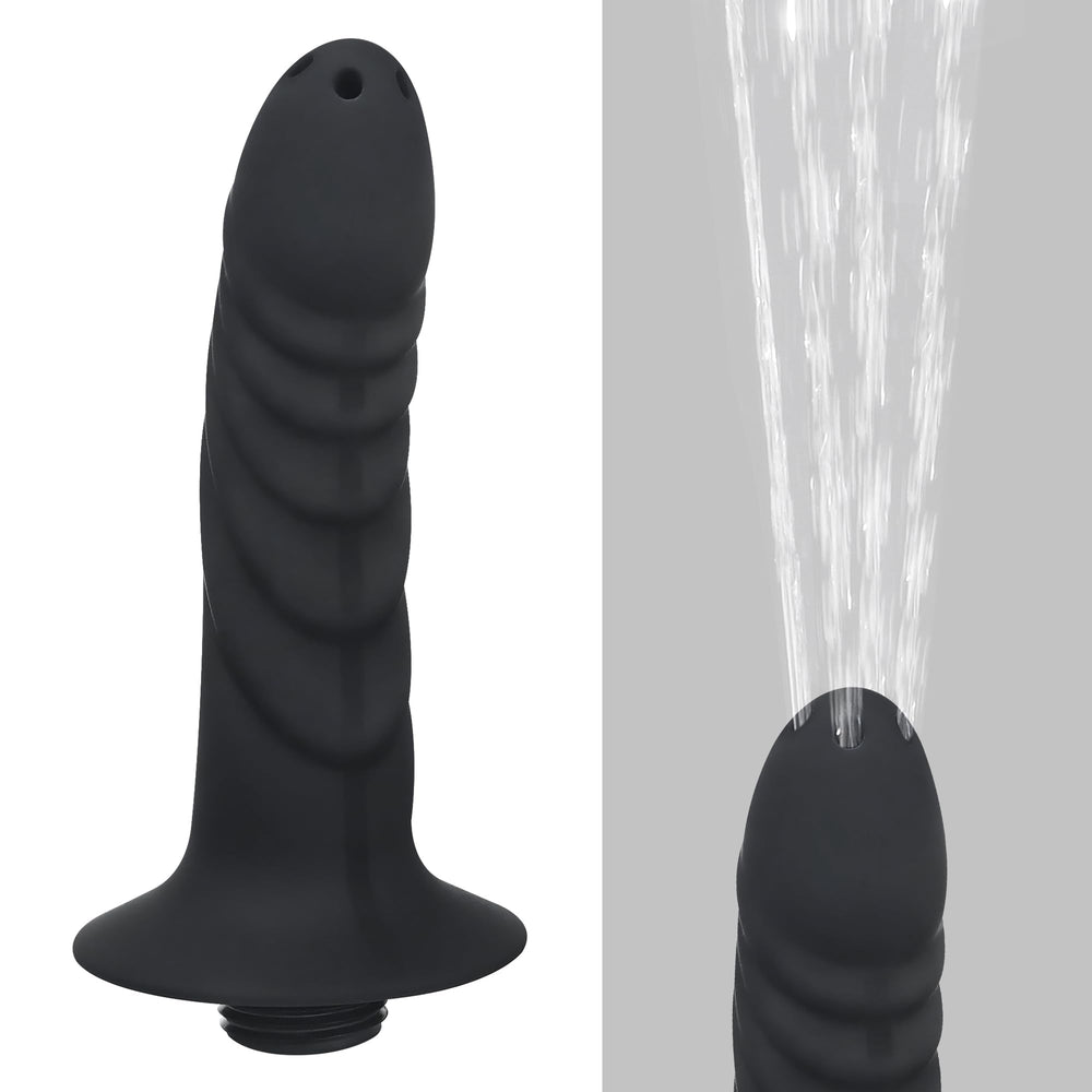 FunMove 4-hole silicone shower cleaner close-up showing soft, skin-friendly material for gentle cleansing.