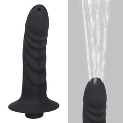 FunMove 4-hole silicone shower cleaner close-up showing soft, skin-friendly material for gentle cleansing.