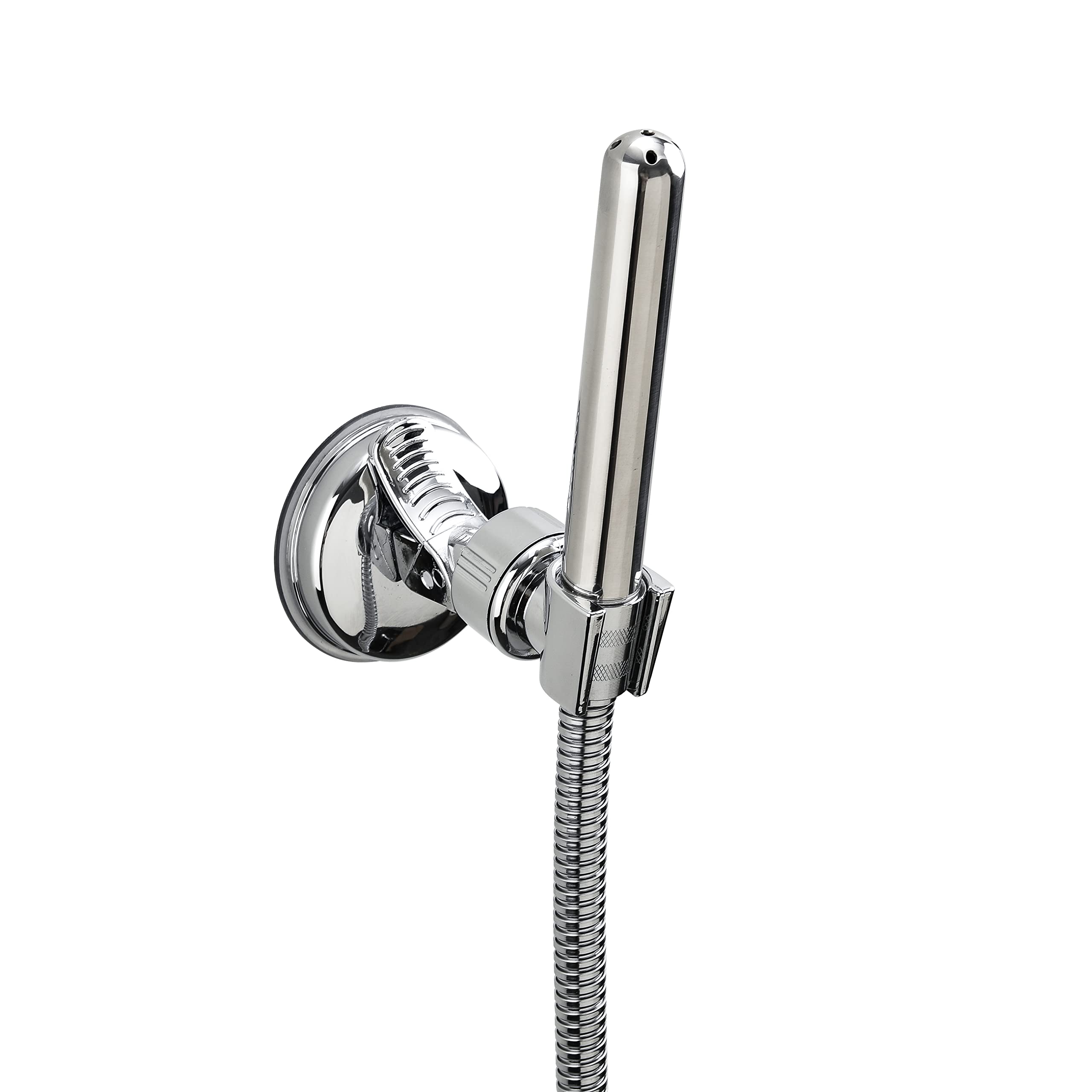Funny Steel 79inch hose offers flexible reach for comfortable shower sessions.