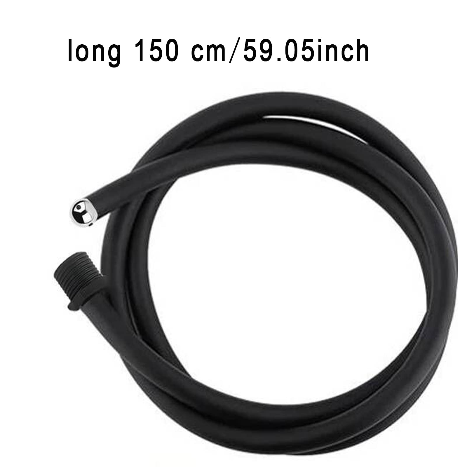 Funny Steel douche hose attachment enabling versatile water flow.
