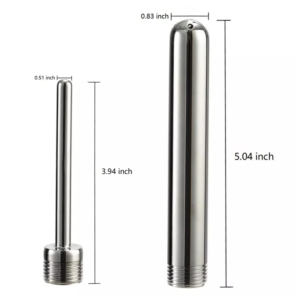 Funny Steel flow regulator lets you tailor water pressure.