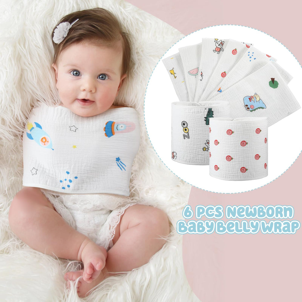 Funnysoft belly band bright pattern design adds cute visual appeal.