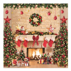 Funnytree kid room Christmas curtains add playful ambiance while providing soft privacy.
