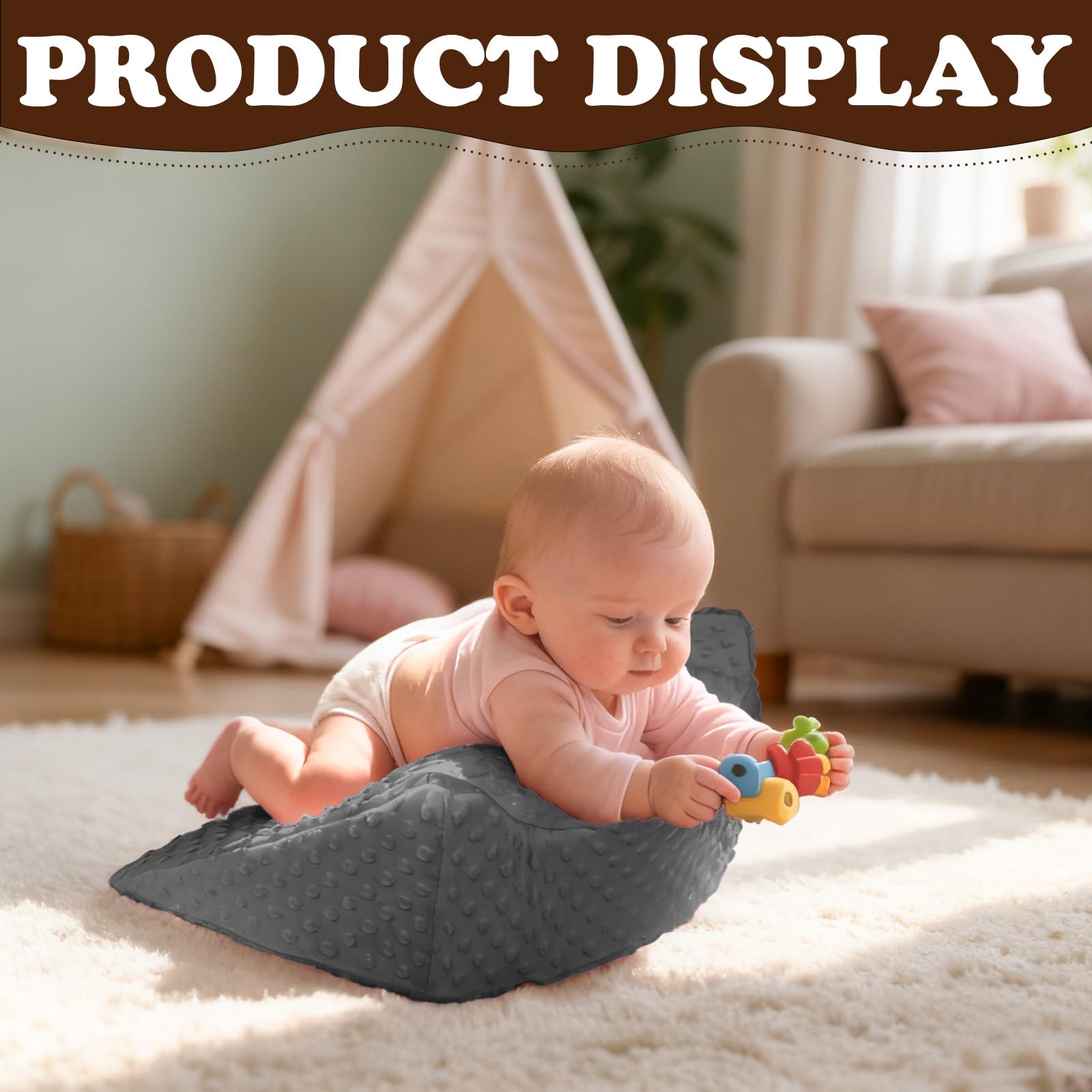 Funpkoser baby-gas-relief-position gently elevates tummy for easier gas release