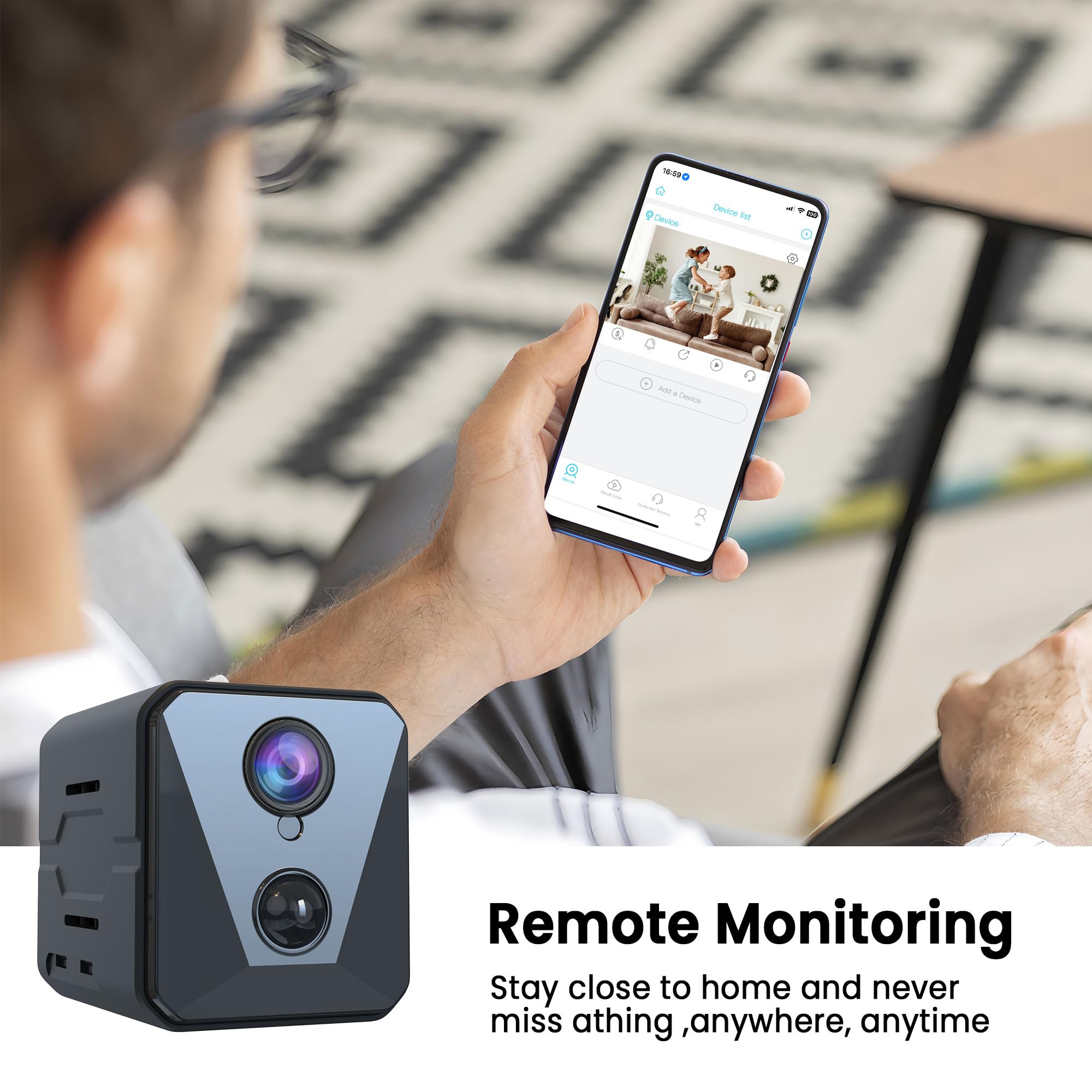 Funstorm AI human detection sends instant alerts for trusted monitoring