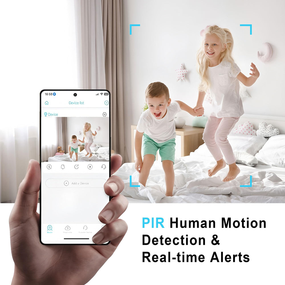 Funstorm app control enables real-time alerts and easy live viewing
