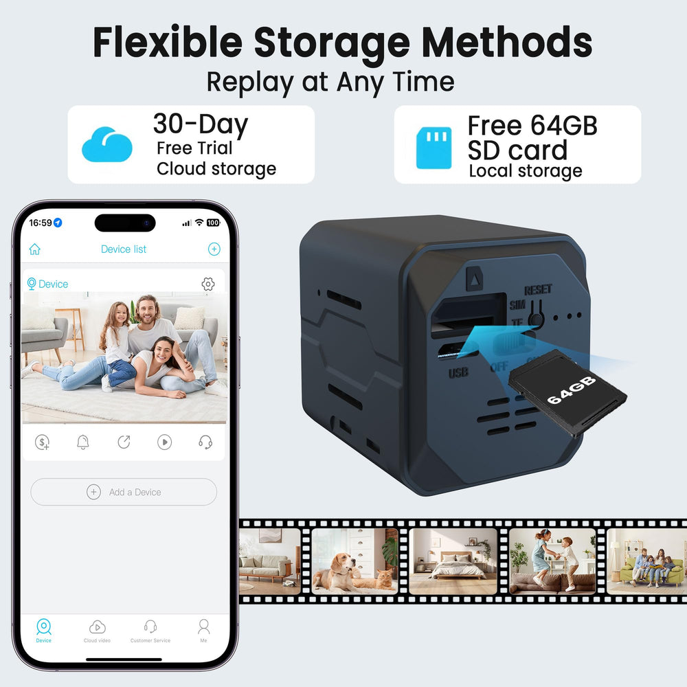 Funstorm battery-powered camera offers long standby and minimal recharging