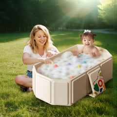 FunTankie tub with a sturdy design for stable shower sessions.