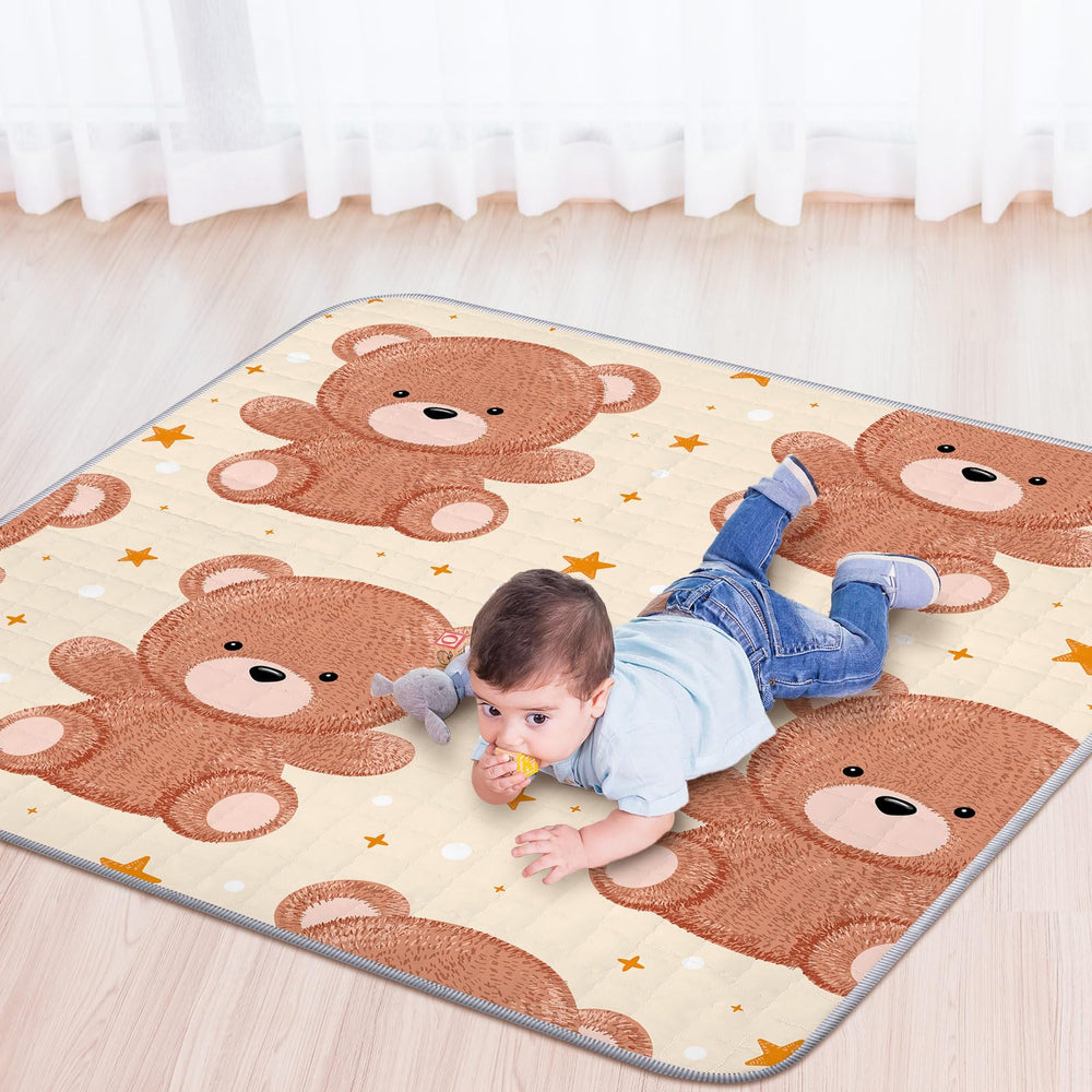 Funtery washable baby floor mat easy cold-water cleaning
