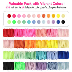Funtopia small elastic hair bands glide smoothly without pulling hair