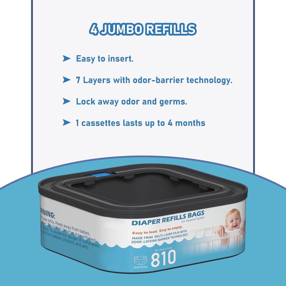 Fununcat Baby Powder Scent refill bags add a fresh aroma during disposal.