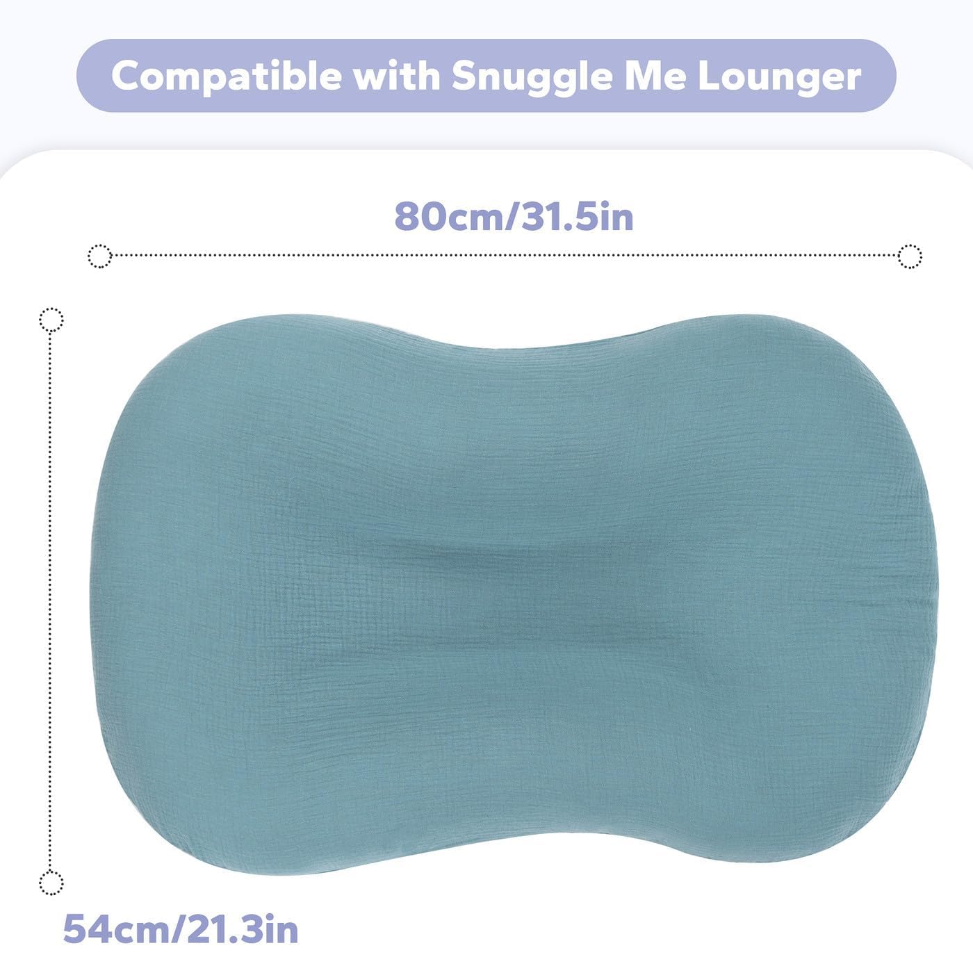FUNUPUP baby lounger cover machine-washable for repeated use