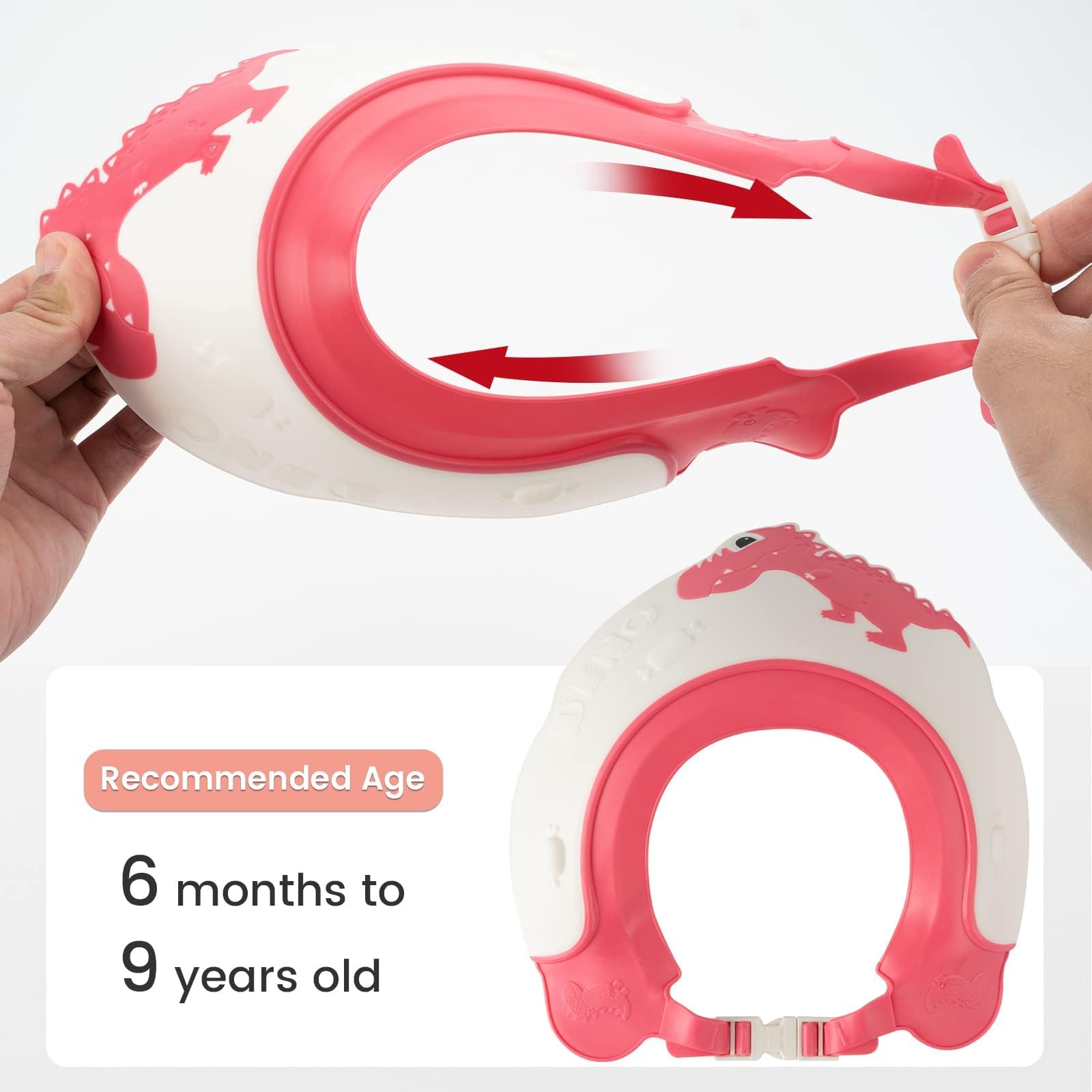 FUNUPUP Adjustable cap fits 38-60 cm heads securely for kids.