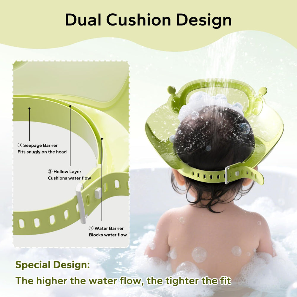 FUNUPUP shield close-up highlights star-track water channels diverting spray