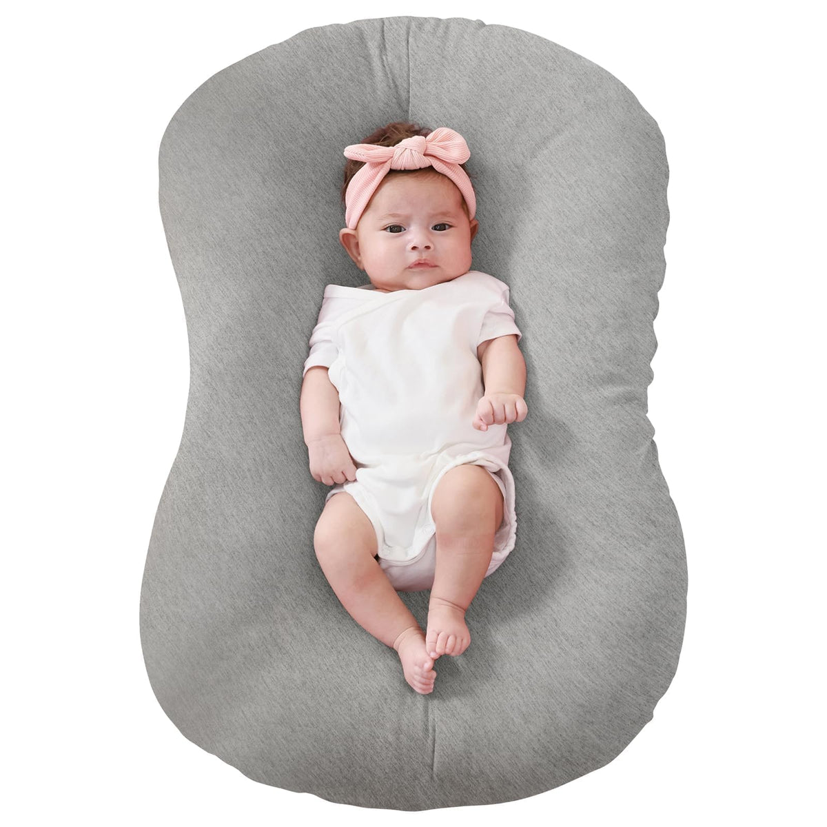 FUNUPUP bamboo lounger cover offers ideal fit for Snuggle Me Lounger with breathable fabric.