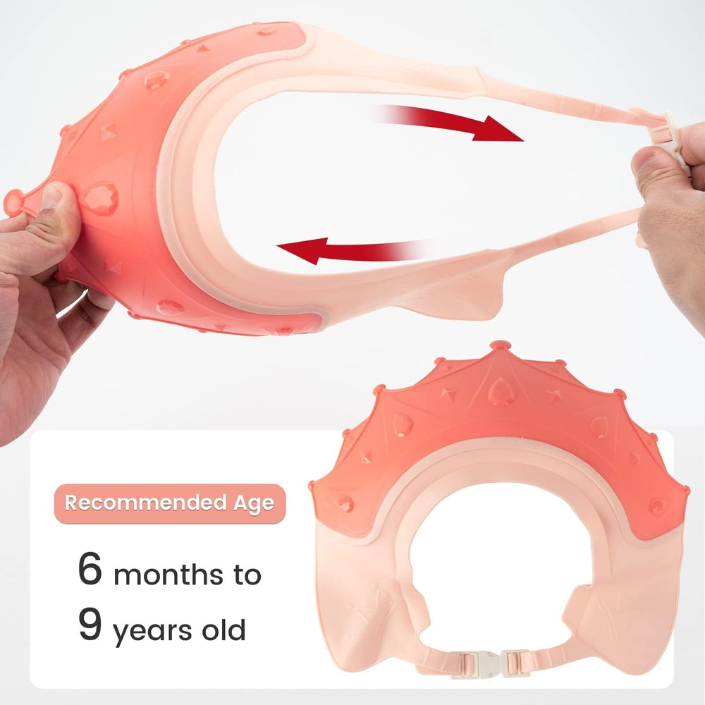 FUNUPUP water-shield cap for kids makes bath time more comfortable.