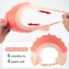 FUNUPUP water-shield cap for kids makes bath time more comfortable.