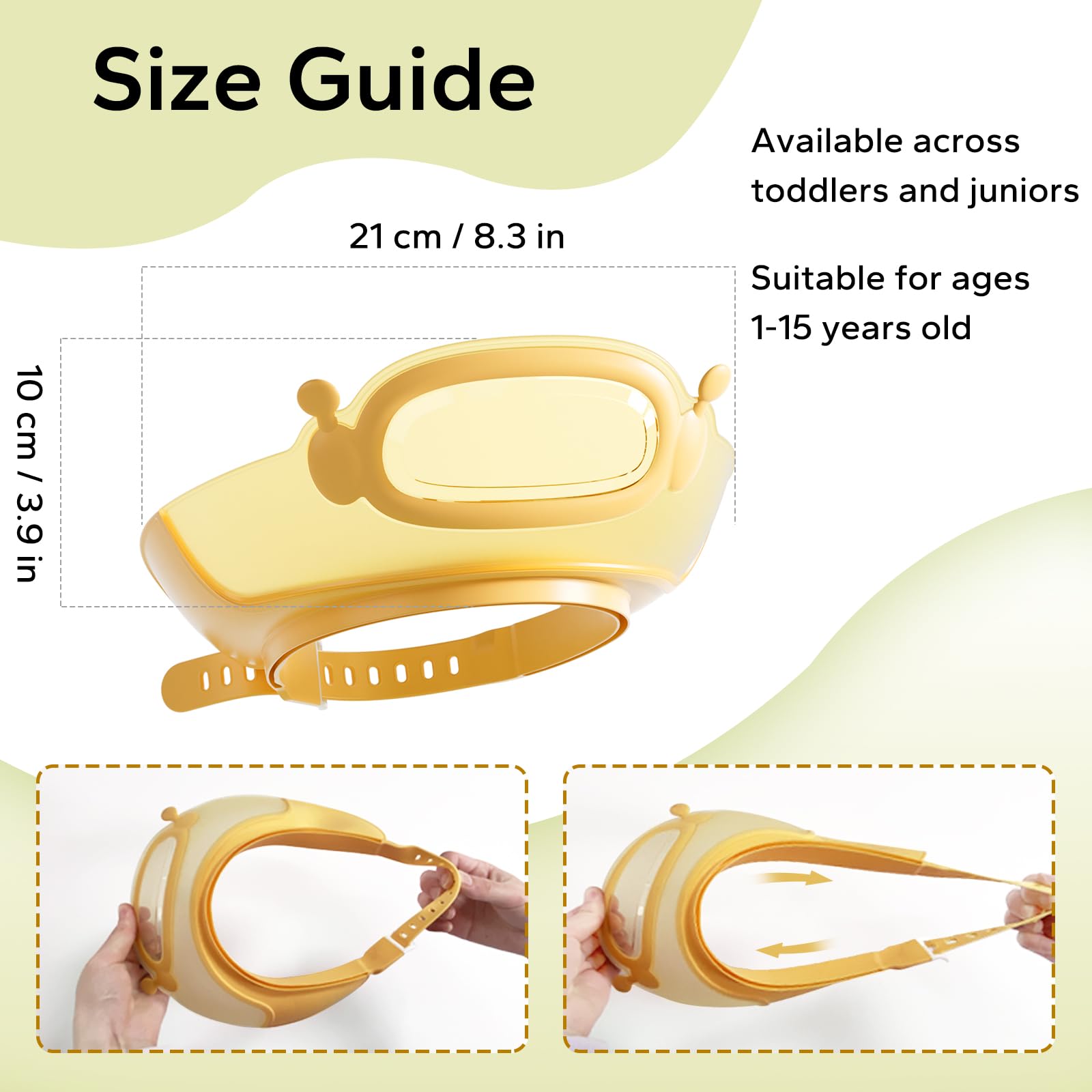 FUNUPUP dual-cushion seal design prevents leaks and drips around the hairline.