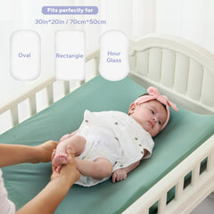 FUNUPUP elastic closure infant lounger cover enables quick, secure installation.