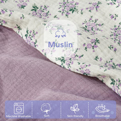 FUNUPUP muslin fabric feels soft and breathable on delicate skin.