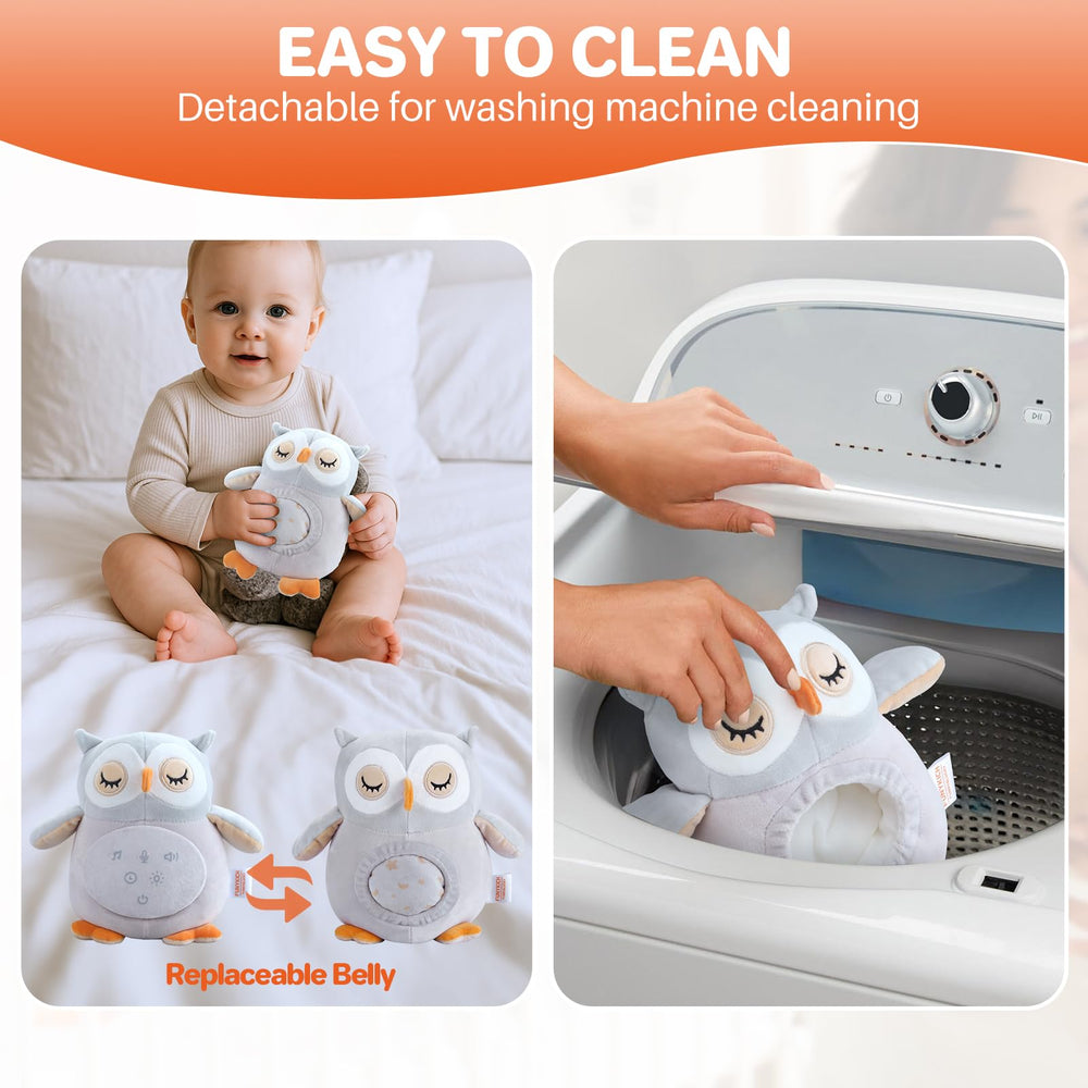 FUNYKICH Owl red night light offers adjustable brightness