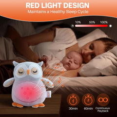 FUNYKICH Owl detachable plush portion demonstrates easy cleaning