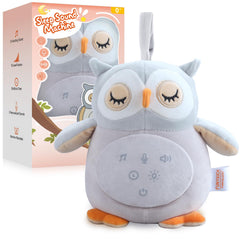 FUNYKICH Owl Sleep Machine front view shows compact design and soft comfort