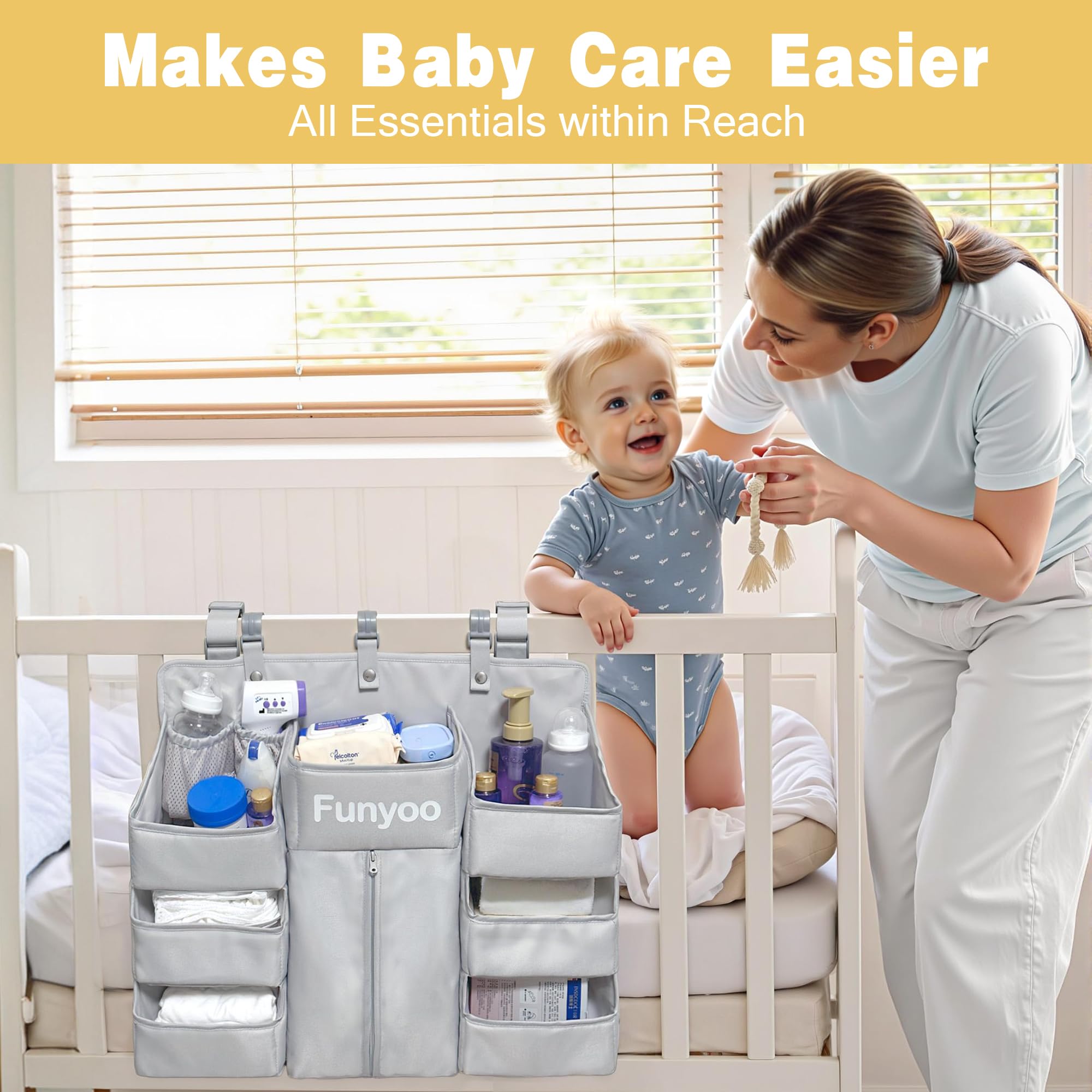Funyoo compact-top-access design fits any nursery layout and use case.