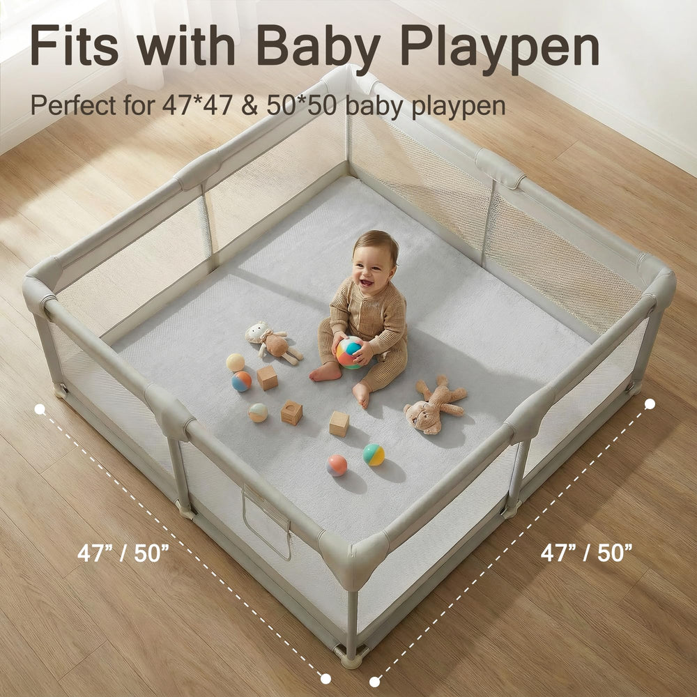 Funyoo compatible 50x50 playpens, fits neatly for contained play areas.