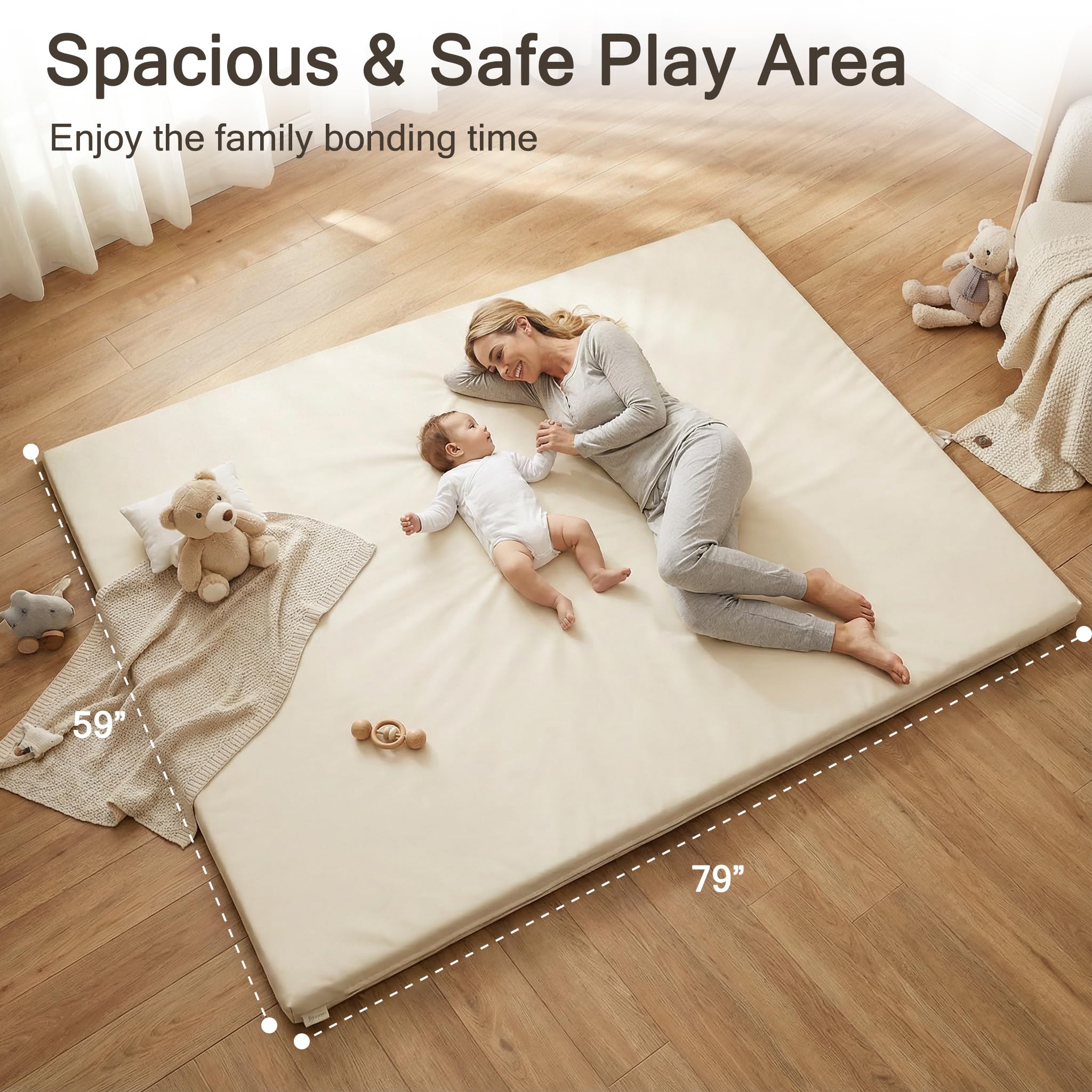 Funyoo memory foam cushioning highlights generous support for tumbles