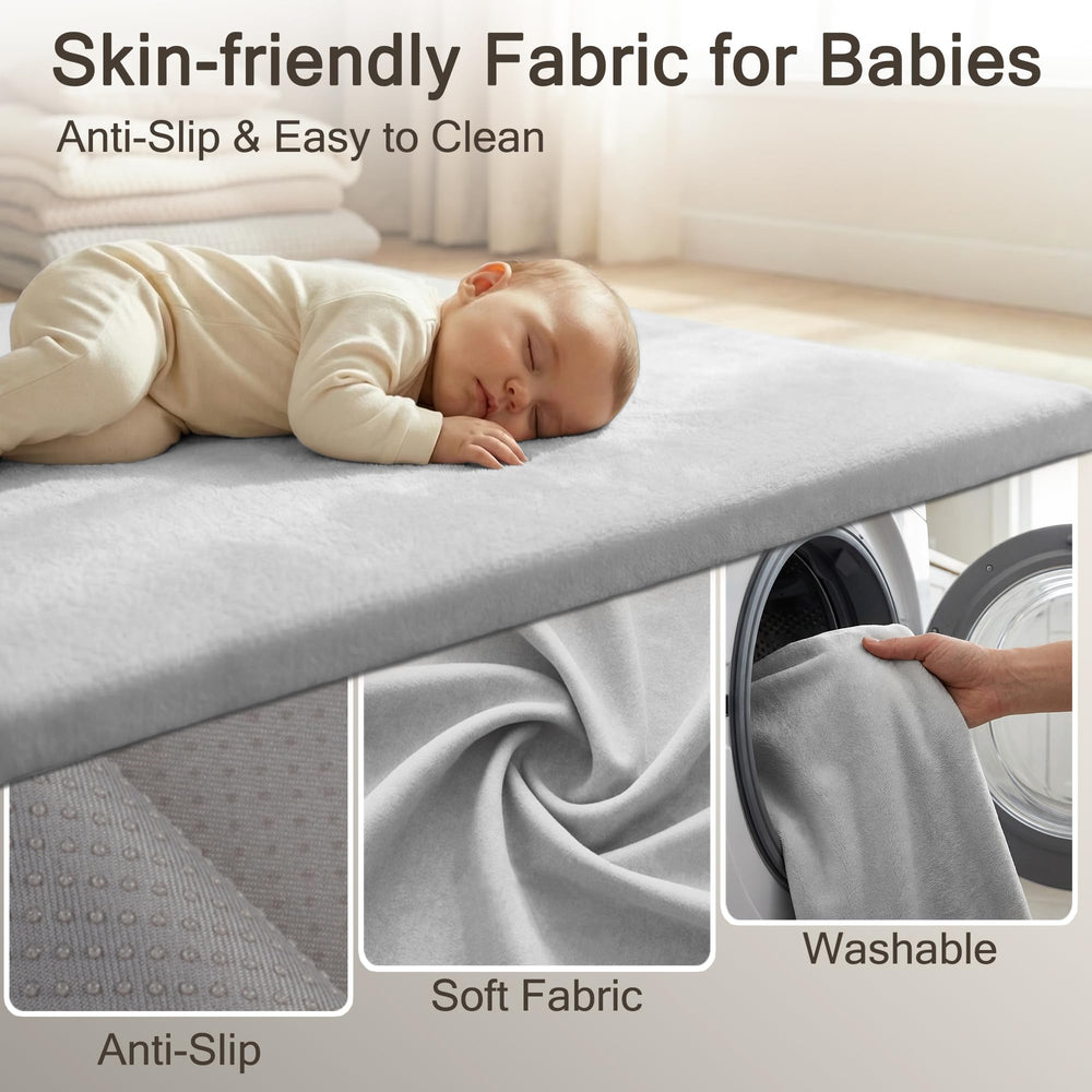 Funyoo non-slip bottom, keeps mat stable during active play.