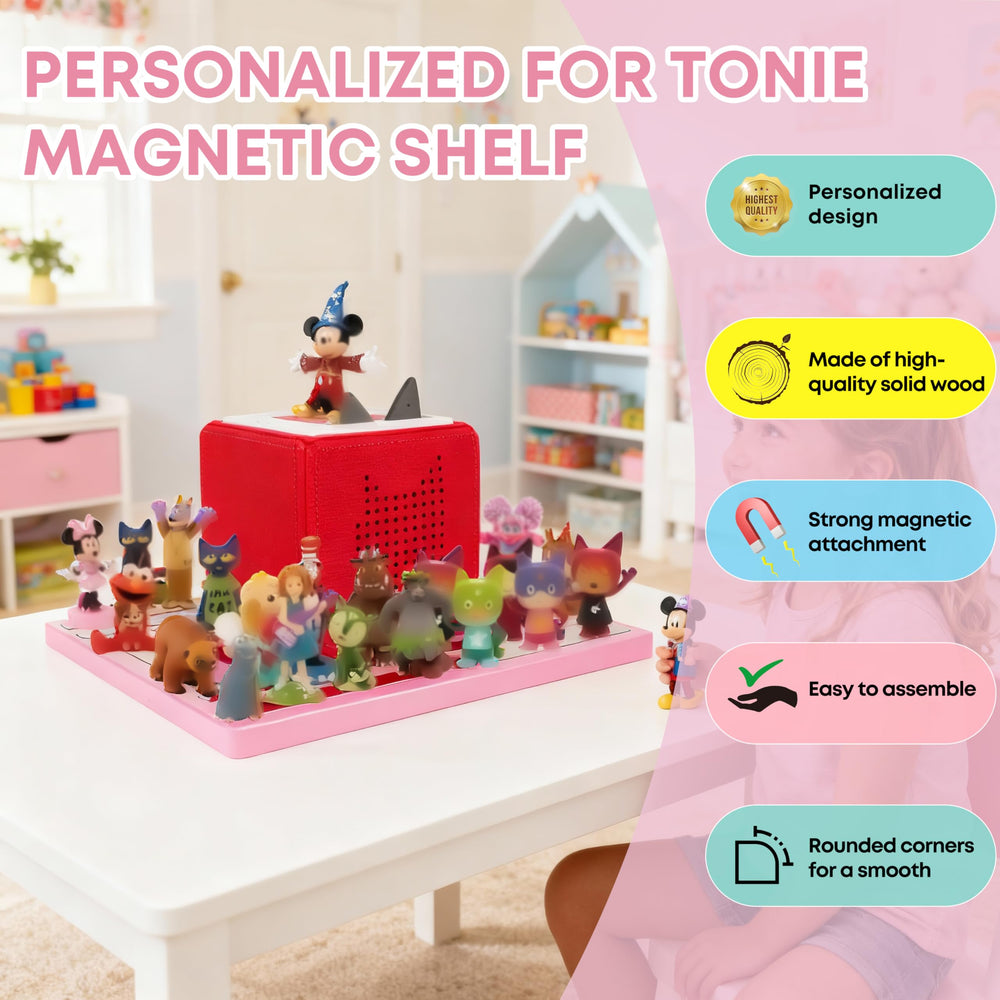 FURAOMEILI magnetic-wrap-around-strip secures figures while adding decorative charm.