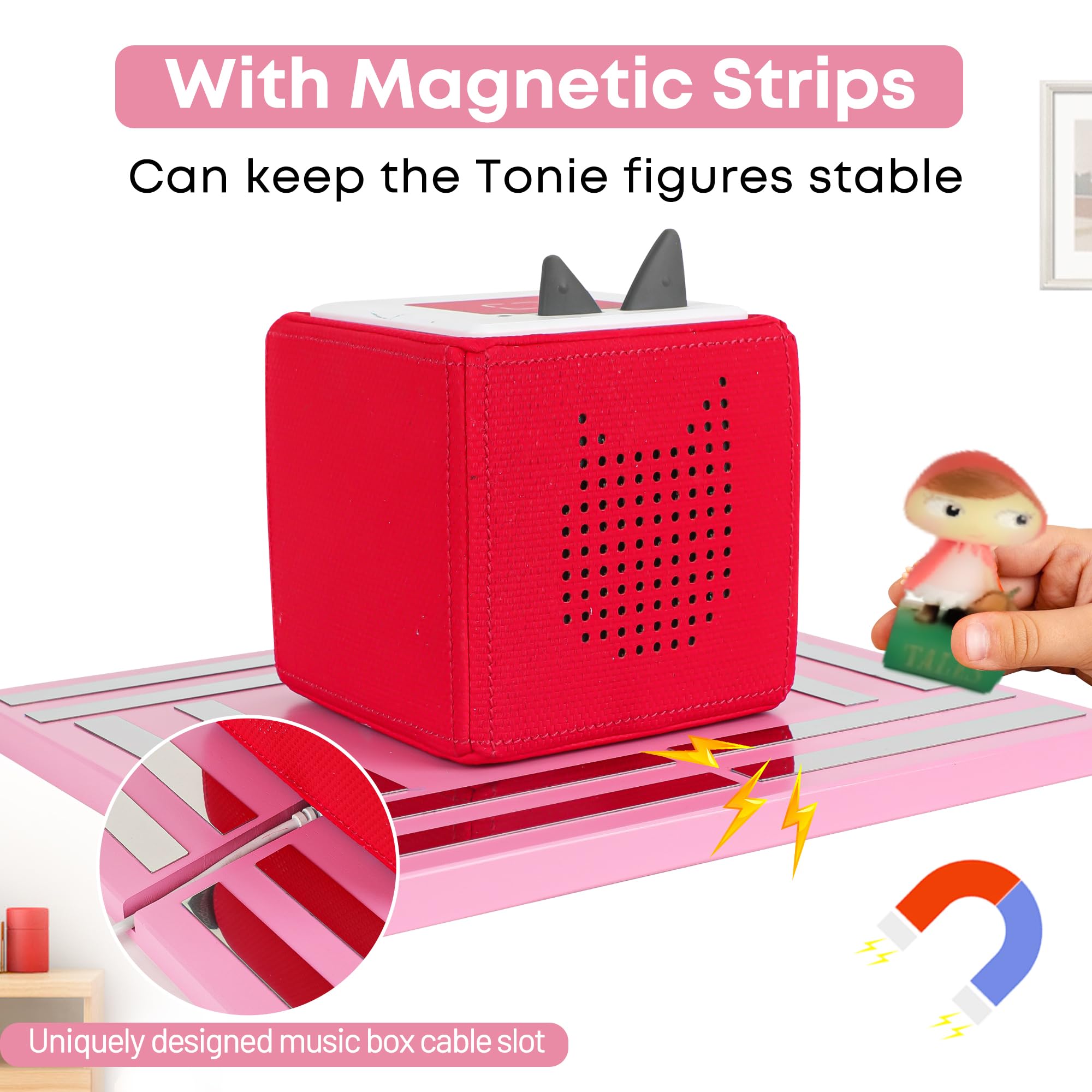 FURAOMEILI rounded-safety-edges protect little hands during play.