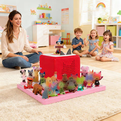 FURAOMEILI wood-tonies-storage-stand displays Tonies neatly on a durable base.