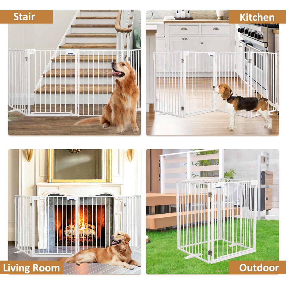 Package includes 6 panels, feet, fixers for easy installation