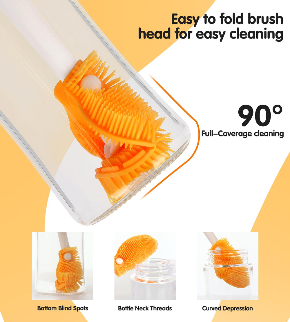 FURNIPLAS multipurpose cleaning kit ideal for bottles, cups, and travel sets.