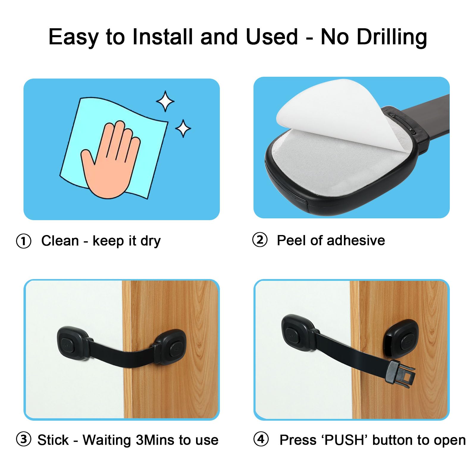 Fursafe&Q multi-purpose straps fit cabinets, fridges, and more.