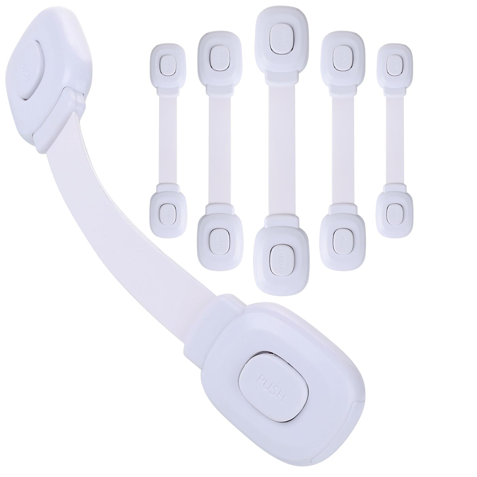 FursafeQ baby cabinet locks packaging showing six-pack for family safety