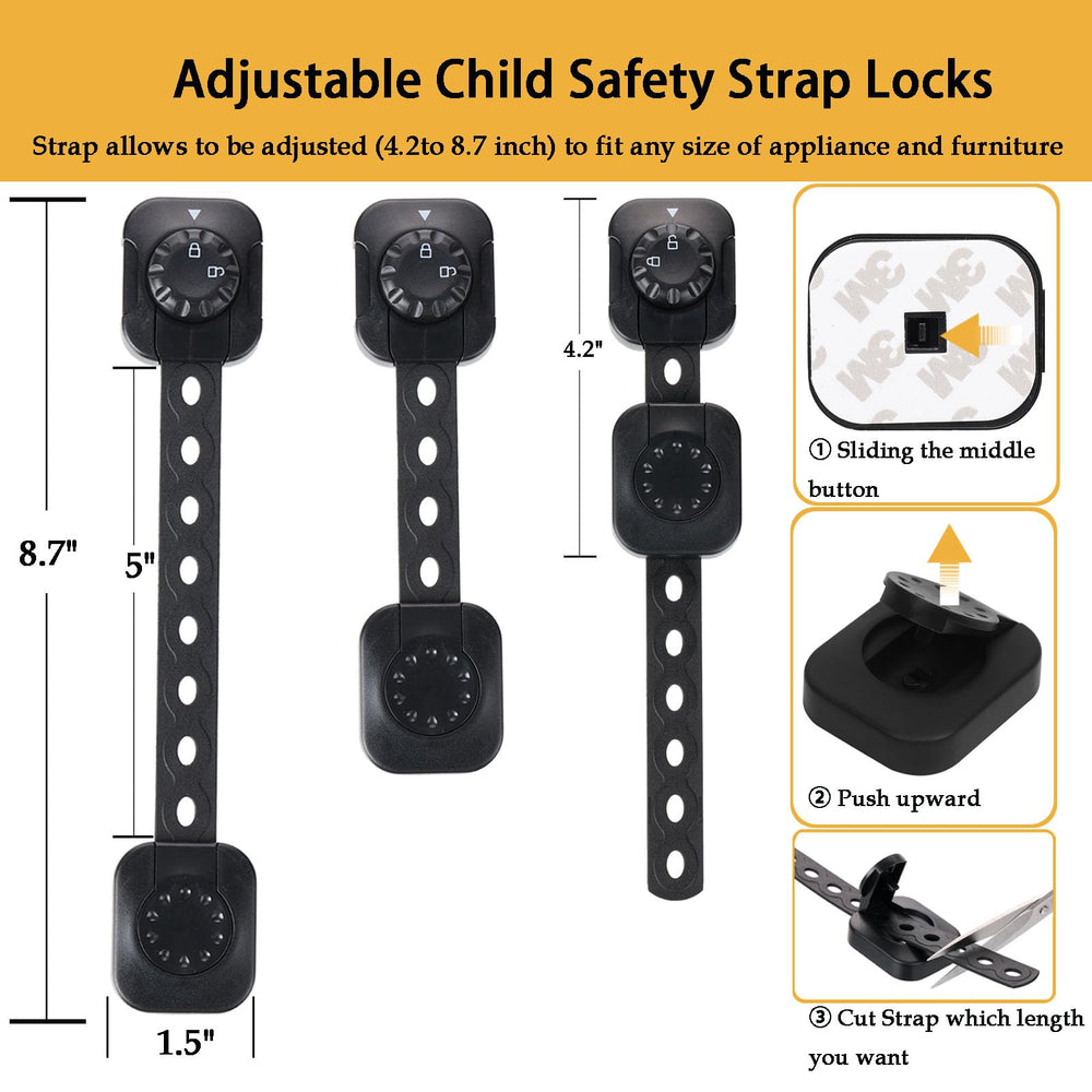 Fursafe&Q double lock strap provides quick adult access and toddler safety