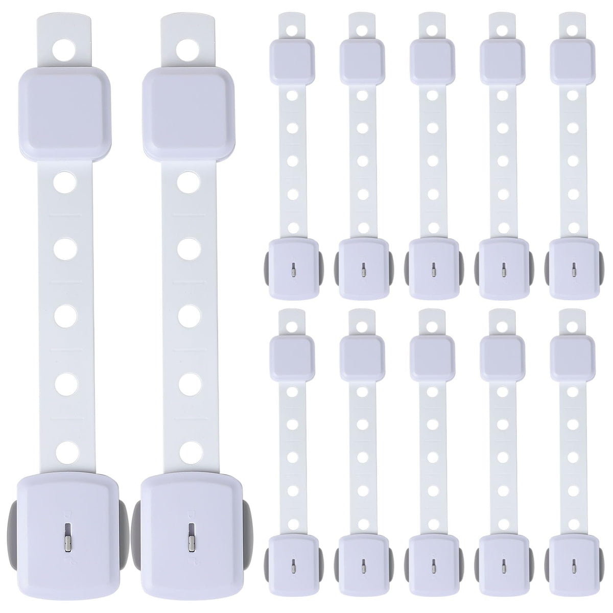 Fursafe&amp;Q cabinet lock with adhesive strip for safe cabinets