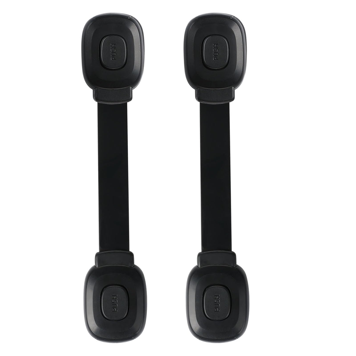 Fursafe&Q cabinet lock adheres to cabinets for safer toddler access.