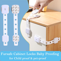 Fursafe&amp;Q fridge lock adhesive helps prevent access to groceries while preserving surfaces