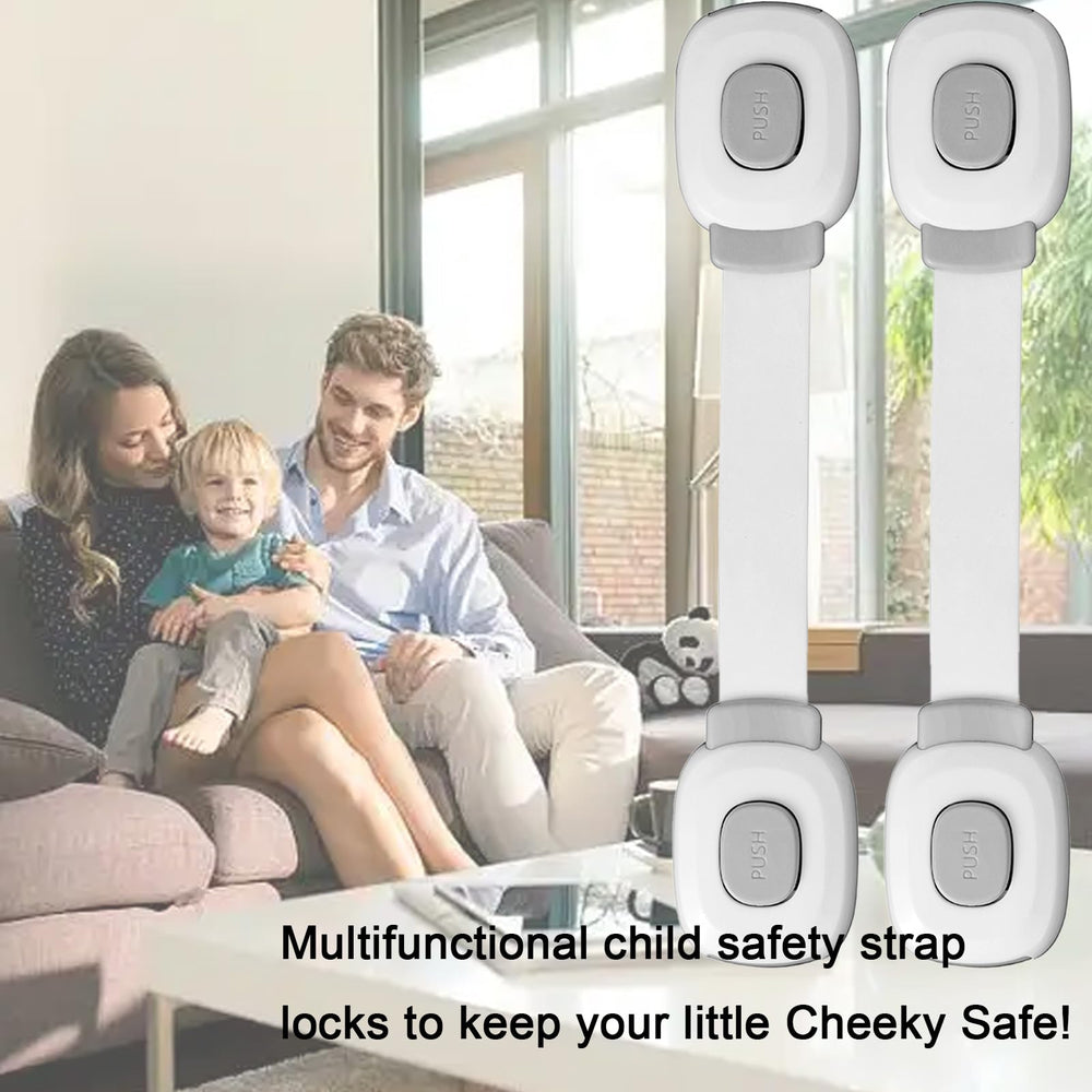 Fursafe&Q multi-use straps in grey fit many furniture edges