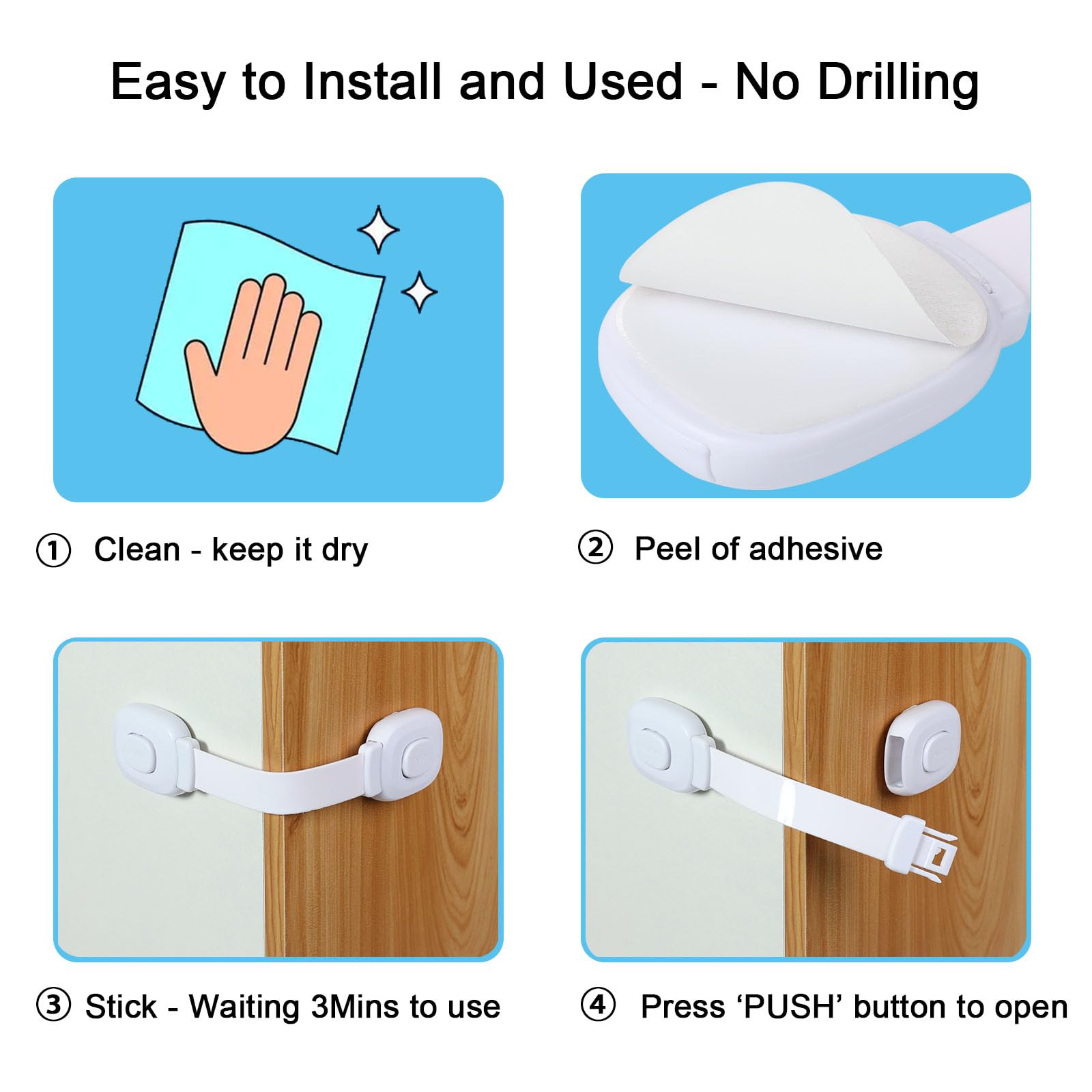 Fursafe&Q oven lock in no-drill setup keeps kitchen safe