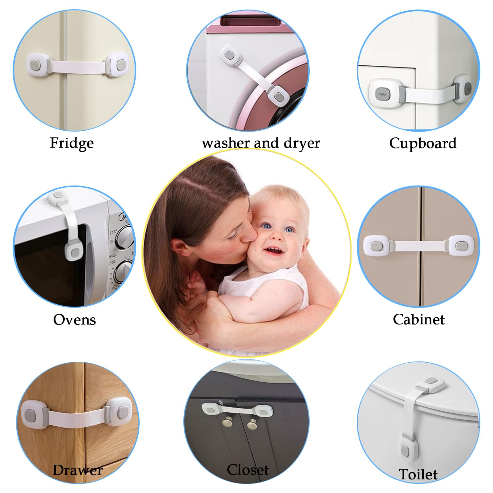 Fursafe&Q toilet seat lock in grey supports safer bathroom routines
