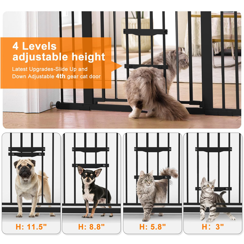 FURTIME adjustable-width gate spanning a doorway for flexible space use.