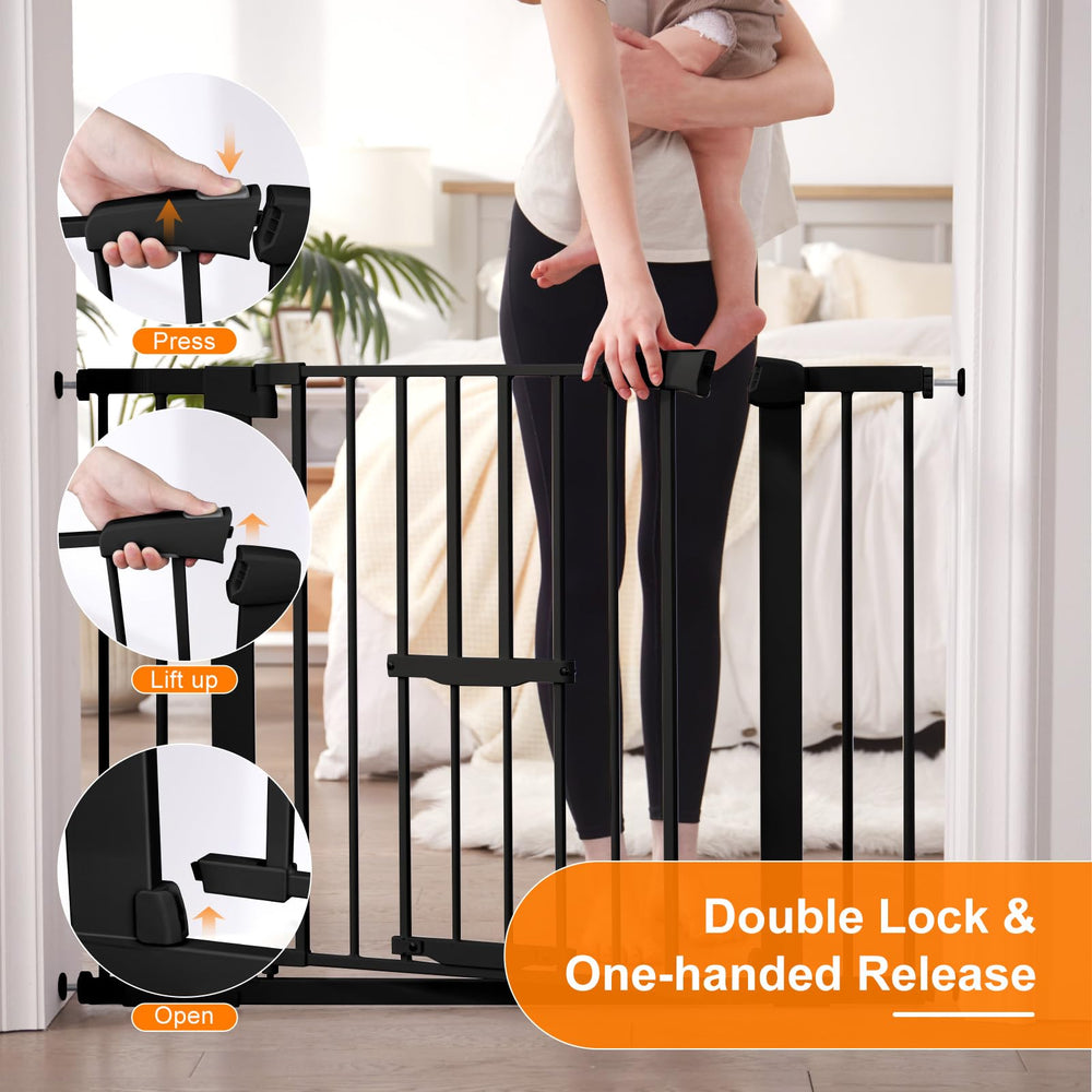 FURTIME two-way opening gate ideal for frequent in-and-out access.