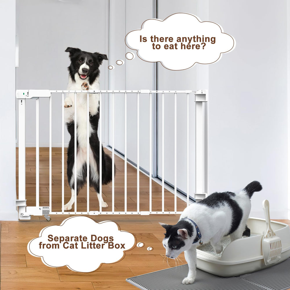 FURTIME wide width fits broad doorways for versatile setup.